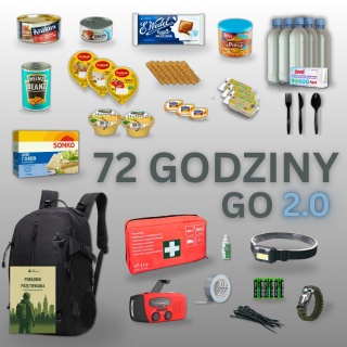 Plecak ewakuacyjny 72 godziny GO 2.0