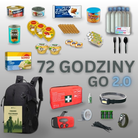 Plecak ewakuacyjny 72 godziny GO 2.0
