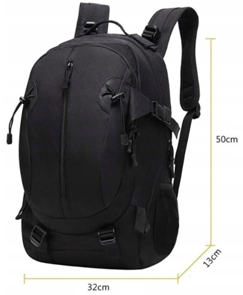 Plecak taktyczny BSH Adventure PL-004 Czarny