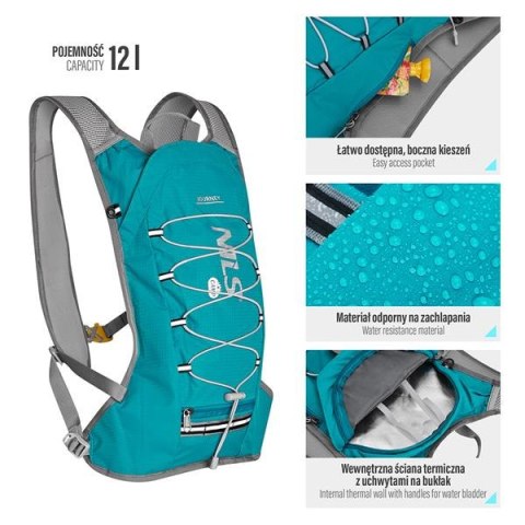 NC1797 MIĘTOWY PLECAK BIEGOWY JOURNEY NILS CAMP