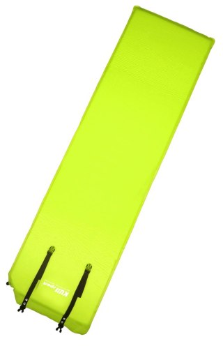 Materac Mata Karimata Turystyczna Lekka Nadmuchiwana KUBISPORT 186x53 cm żółty