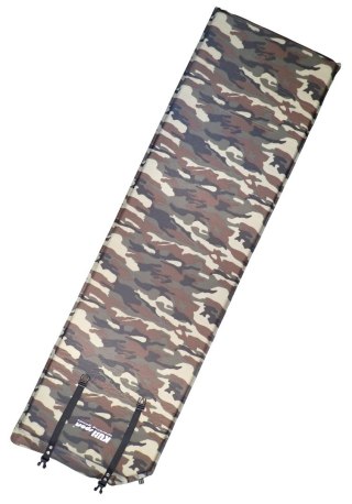 Materac Mata Karimata Turystyczna Lekka Nadmuchiwana KUBISPORT 186x53 cm khaki