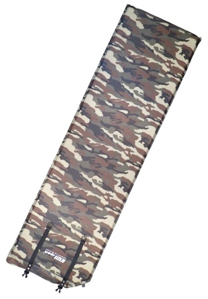 Materac Mata Karimata Turystyczna Lekka Nadmuchiwana KUBISPORT 186x53 cm khaki