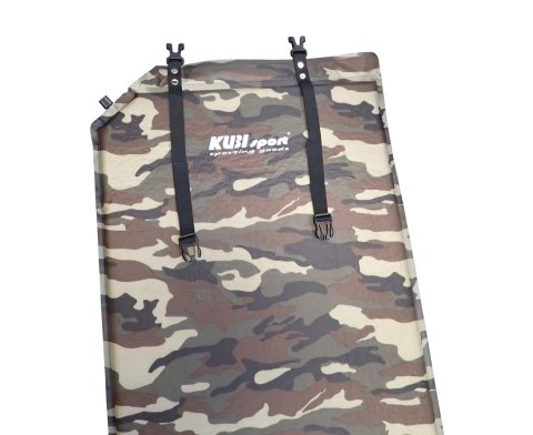 Materac Mata Karimata Turystyczna Lekka Nadmuchiwana KUBISPORT 186x53 cm khaki