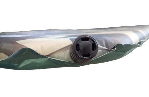 Materac Mata Karimata Turystyczna Lekka Nadmuchiwana KUBISPORT 186x53 cm khaki