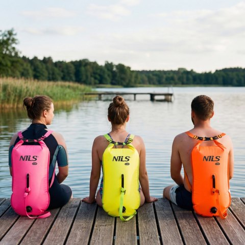 NC1772 DMUCHANA BOJKA DO PŁYWANIA 28L RÓŻOWA NILS CAMP