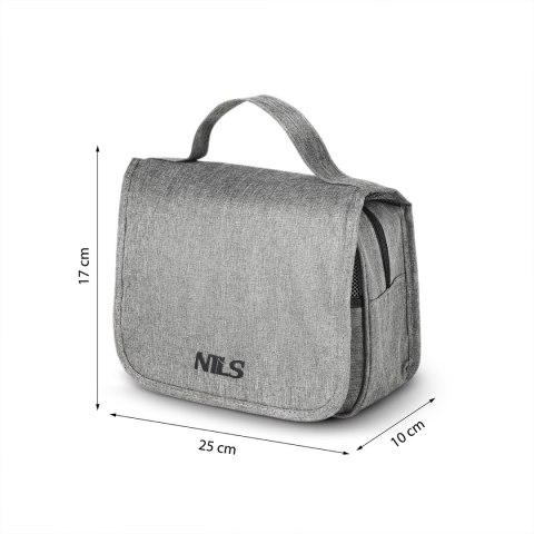 NC4505 KOSMETYCZKA PODRÓŻNA SZARA NILS