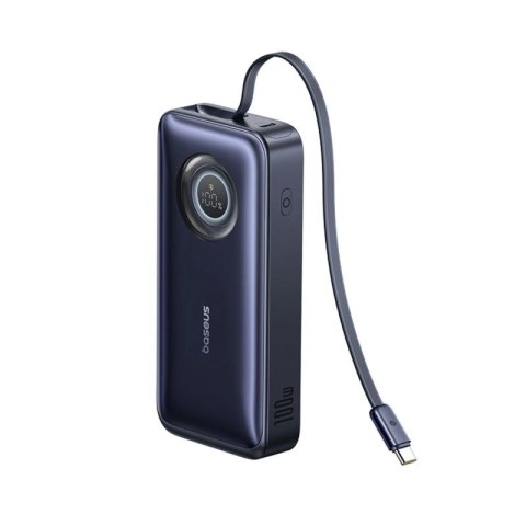 Powerbank Baseus EnerCore CR11 20000mAh 100W ze zwijanym kablami USB-C - czarny