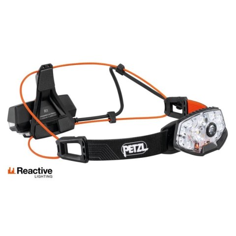Latarka czołowa LED Petzl NAO RL Czarny, Pomarańczowy