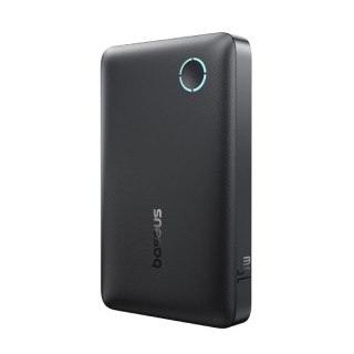 Powerbank Baseus EnerFill FP11 10000mAh 15W (z czarnym kablem Simple USB-C - USB-C 20V/3A 30cm) - czarny