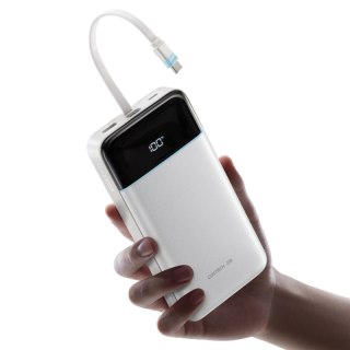 Powerbank Cuktech LPB252N 120 W 25000 mAh z wbudowanym kablem USB-C - biały