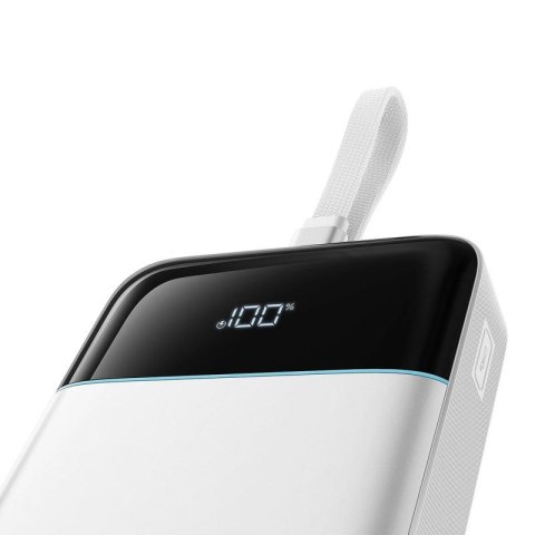 Powerbank Cuktech LPB252N 120 W 25000 mAh z wbudowanym kablem USB-C - biały