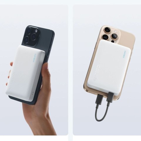 Powerbank Cuktech WPB100N 20 W 10000 mAh magnetyczny z podstawką - biały