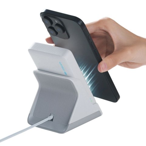 Powerbank Cuktech WPB100N 20 W 10000 mAh magnetyczny z podstawką - biały