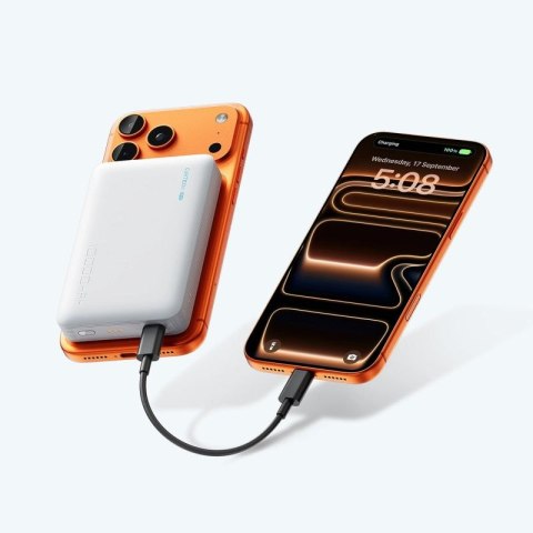 Powerbank Cuktech WPB100N 20 W 10000 mAh magnetyczny z podstawką - biały