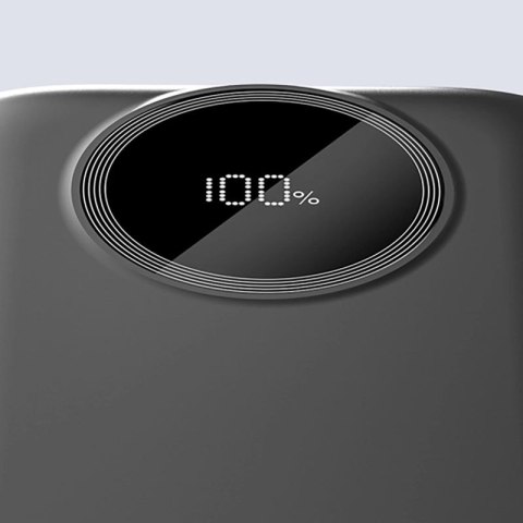 Powerbank Dudao K13 10000mAh z wbudowanym kablem - czarny