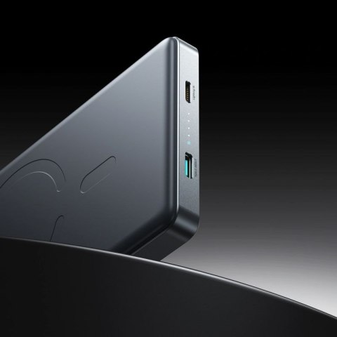 Powerbank Joyroom JR-PBM08 Pro 22,5W 10000mAh z ładowaniem bezprzewodowym 2x USB-C - szary