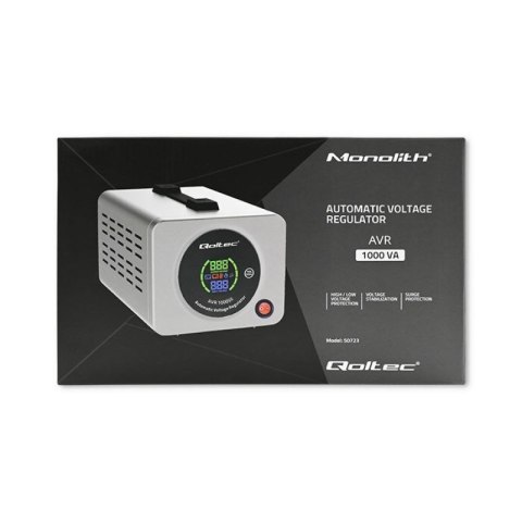 Qoltec Automatyczny stabilizator napięcia AVR 1000VA