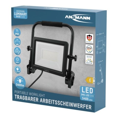 Lampa przemysłowa Ansmann FL50W-AC Industrial light EEC E (A - G) 50 W 5400 lm Daylight white 1600-0627