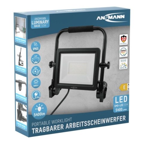 Lampa przemysłowa Ansmann FL50W-AC Industrial light EEC E (A - G) 50 W 5400 lm Daylight white 1600-0627