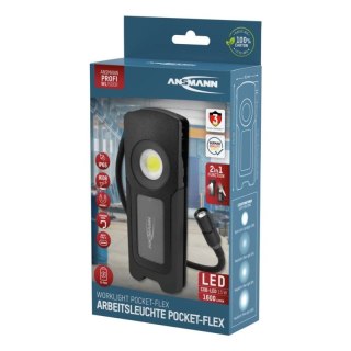 Latarka LED Ansmann WL1500R Pocket Flex czarna 17.1 cm, Lichtfarbe Hauptlicht 6000K