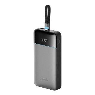 Powerbank Cuktech LPB252N 120 W 25000 mAh z wbudowanym kablem USB-C - szary
