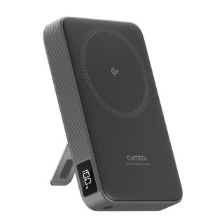 Powerbank Cuktech WPB100 10000 mAh Qi2 magnetyczny 30 W z podstawką - czarny