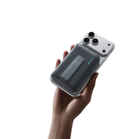 Powerbank Cuktech WPB100 10000 mAh Qi2 magnetyczny 30 W z podstawką - czarny