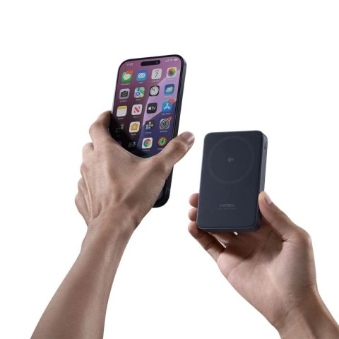 Powerbank Cuktech WPB100 10000 mAh Qi2 magnetyczny 30 W z podstawką - czarny