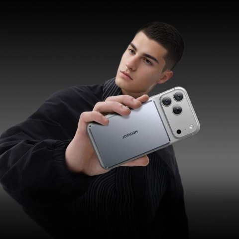Powerbank Joyroom JR-PBM08 Pro 22,5W 10000mAh z ładowaniem bezprzewodowym 2x USB-C - szary