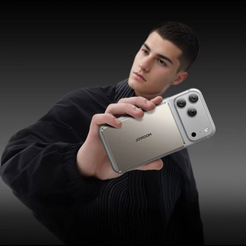 Powerbank Joyroom JR-PBM08 Pro 22,5W 10000mAh z ładowaniem bezprzewodowym 2x USB-C - tytanowy