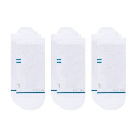 Skarpety biegowe Stance Athletic Tab 3 Pack - white rozmiar: m