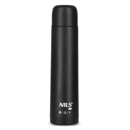 NC3804 TERMOS TURYSTYCZNY 1000 ML CZARNY NILS CAMP