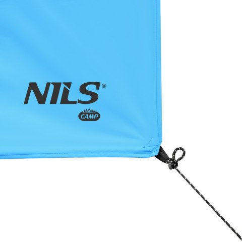 NC17111 TARP PŁACHTA BIWAKOWA KEMPINGOWA 230X140 CM NIEBIESKI NILS CAMP