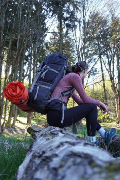 Plecak Turystyczny Czarny KUBISPORT 75 L