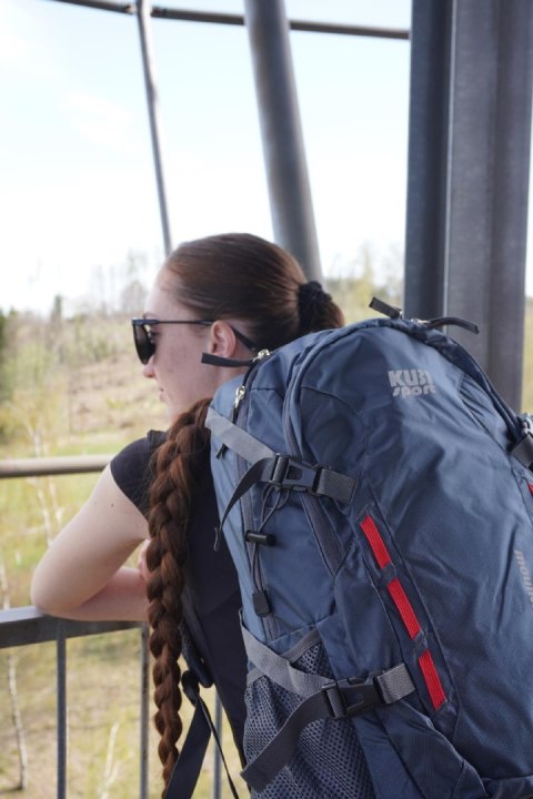 Plecak Turystyczny Szary KUBISPORT 40 L