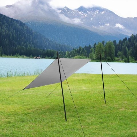 NC17111 TARP PŁACHTA BIWAKOWA KEMPINGOWA 230X140 CM NIEBIESKI NILS CAMP