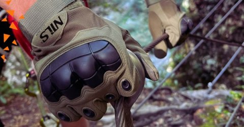 NC1798 RĘKAWICE TAKTYCZNE ZIELONE L NILS CAMP