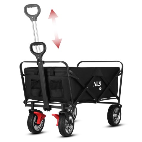 NC2603 WÓZEK CZARNY 120L NILS CAMP