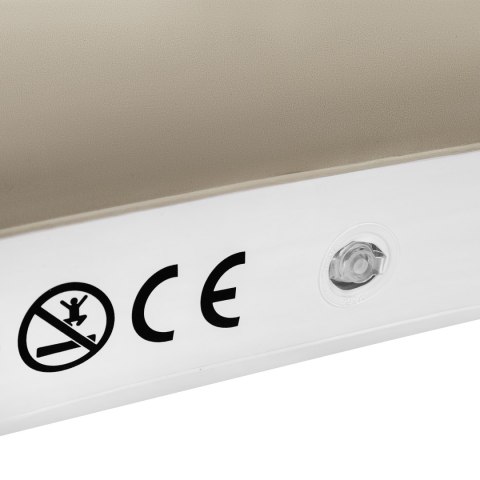 NC2801 MATERAC TURYSTYCZNY DMUCHANY 191X73X22 CM BEŻOWY NILS CAMP