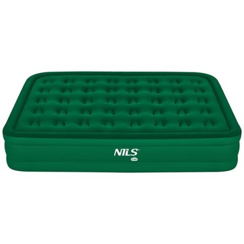 NC2808 MATERAC DWUOSOBOWY KING SIZE ZIELONY + POMPKA ELEKTRYCZNA NILS CAMP