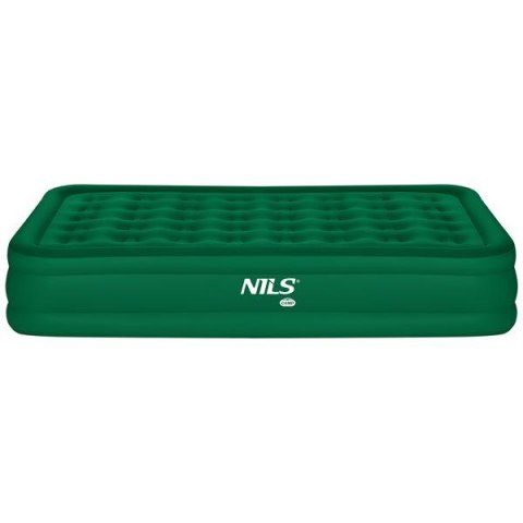 NC2808 MATERAC DWUOSOBOWY KING SIZE ZIELONY + POMPKA ELEKTRYCZNA NILS CAMP