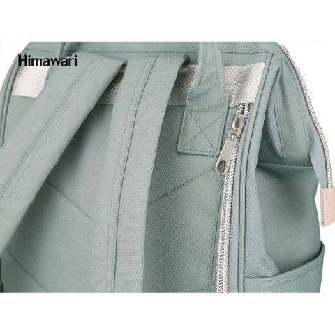 Czerwony plecak miejski na laptopa z portem USB - Himawari