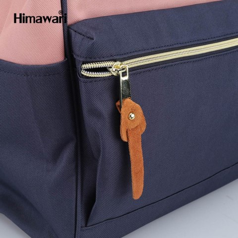 Granatowy plecak na laptopa 13,3" z kieszeniami - Himawari
