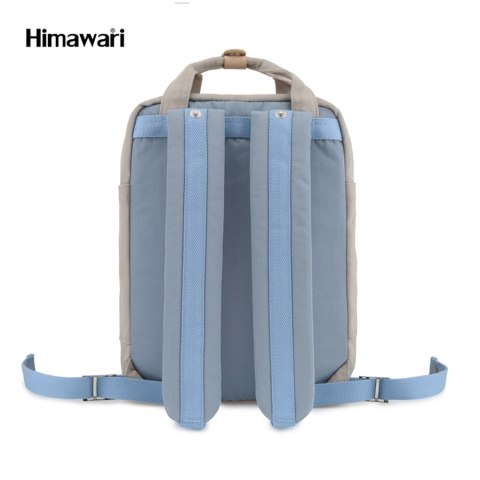 Plecak w odcieniach beżu i niebieskiego na laptopa - Himawari