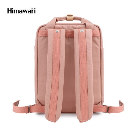 Stylowy plecak różowy na laptopa z przegródkami - Himawari