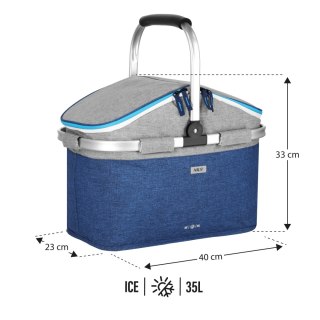 NC2901 TORBA TERMICZNA NIEBIESKA 35L NILS