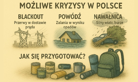 Możliwe kryzysy w Polsce – jak się przygotować na blackout, powódź i inne zagrożenia?
